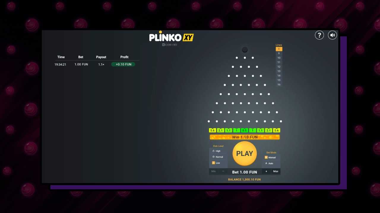 How to win at Plinko