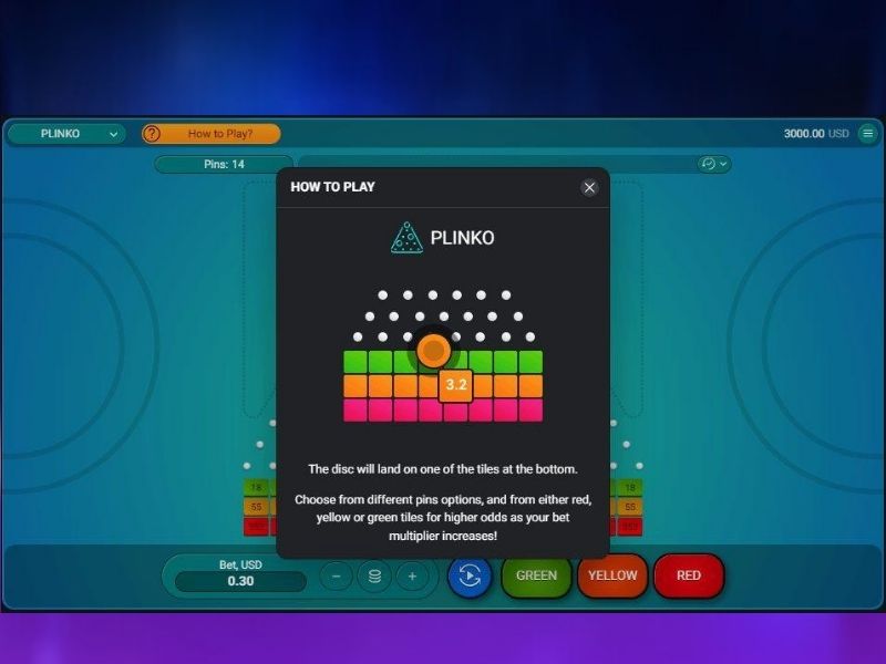 Jogar Plinko gratuitamente
