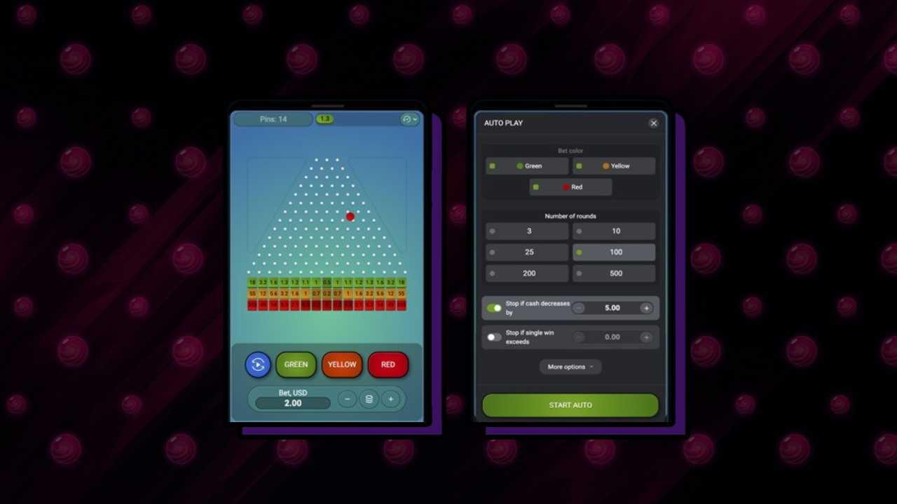 Plinko on mobile and smartphone