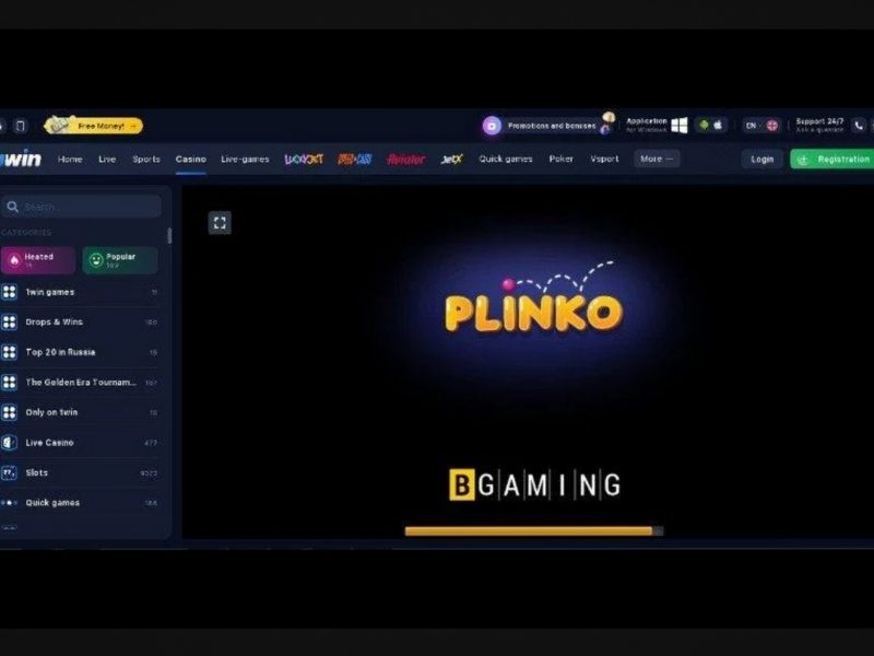 Play Plinko at 1win Casino